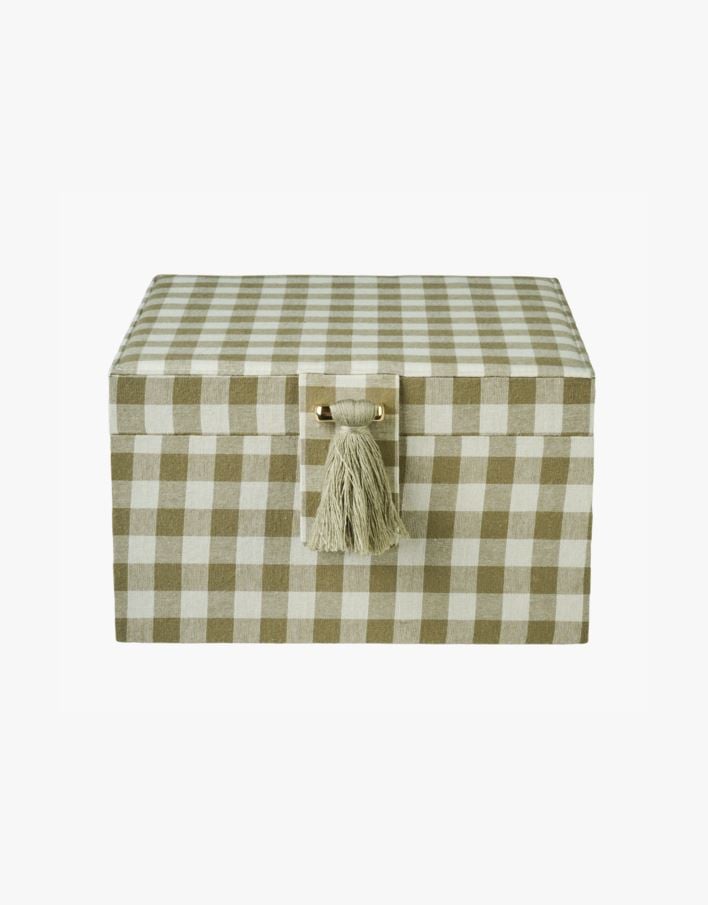 Smyckeskrin olivgrön - 20x20 cm olivgrön - 1