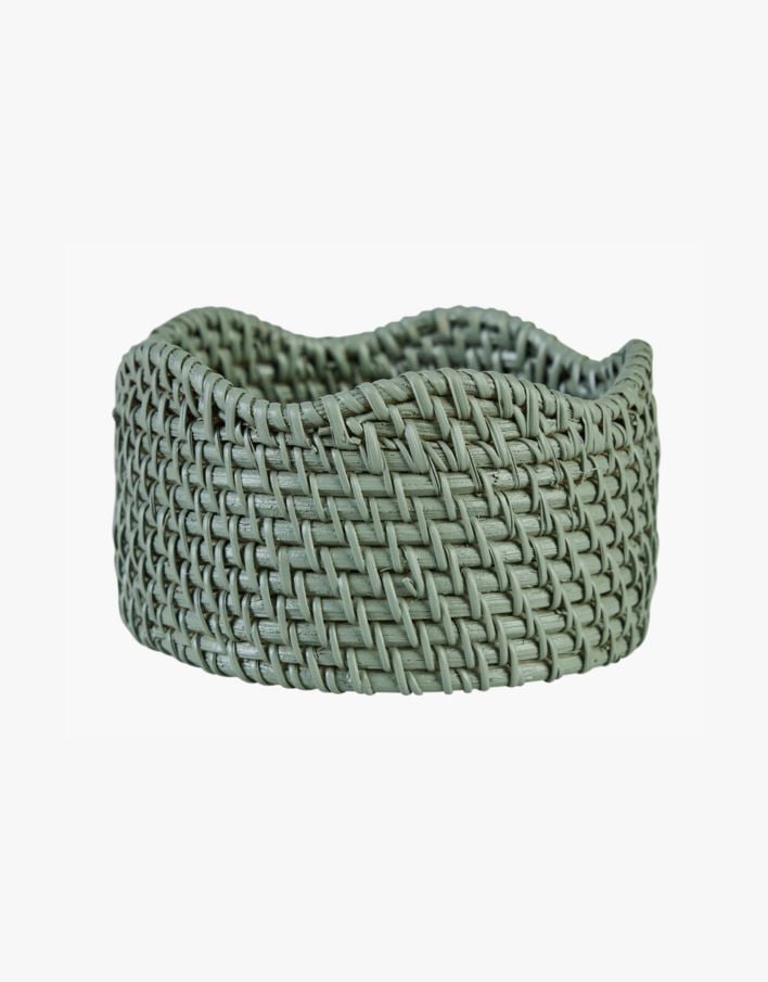 Flaskkorg grön - ø12 h7 cm grön - 1