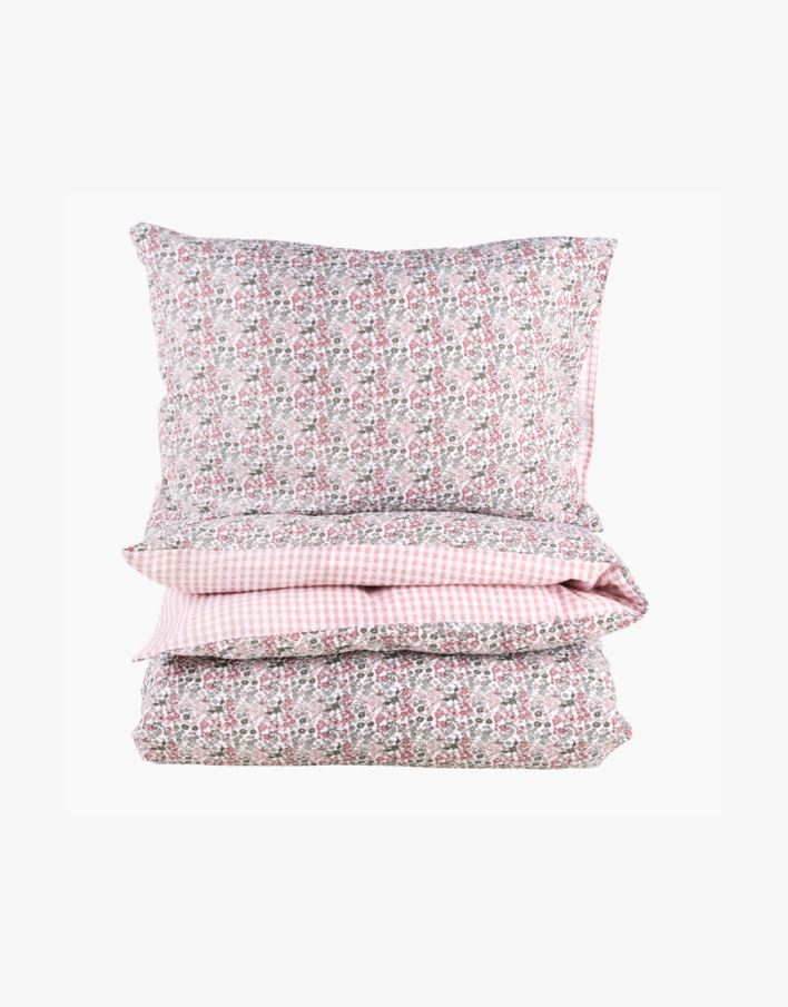 Påslakanset i bäckebölja multi/rosa - 150x210 cm multi/rosa - 1