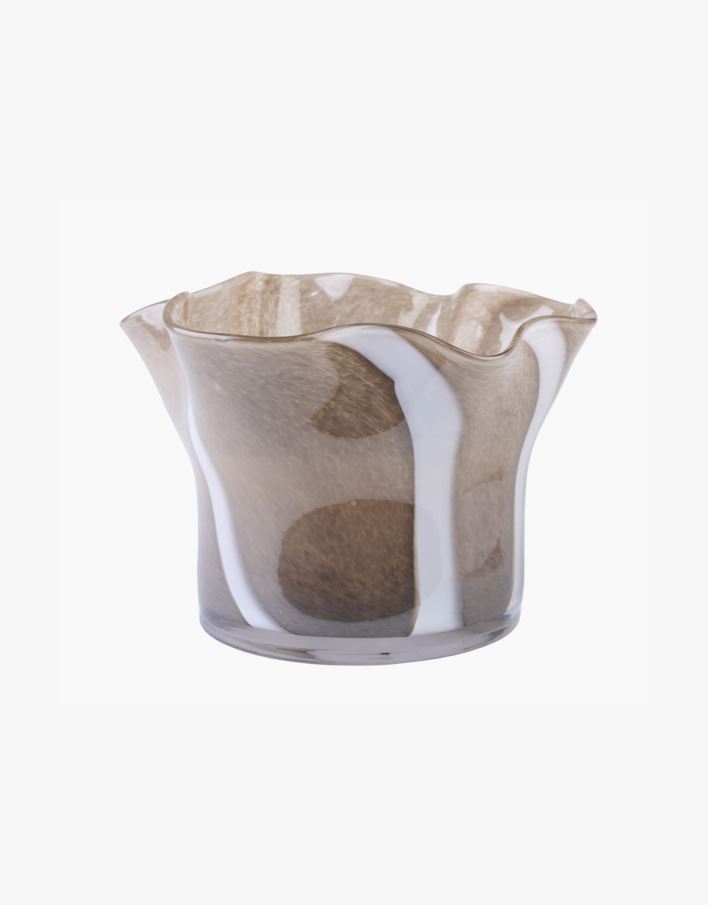 Vas multi/brun - 23x23x16 cm multi/brun - 1