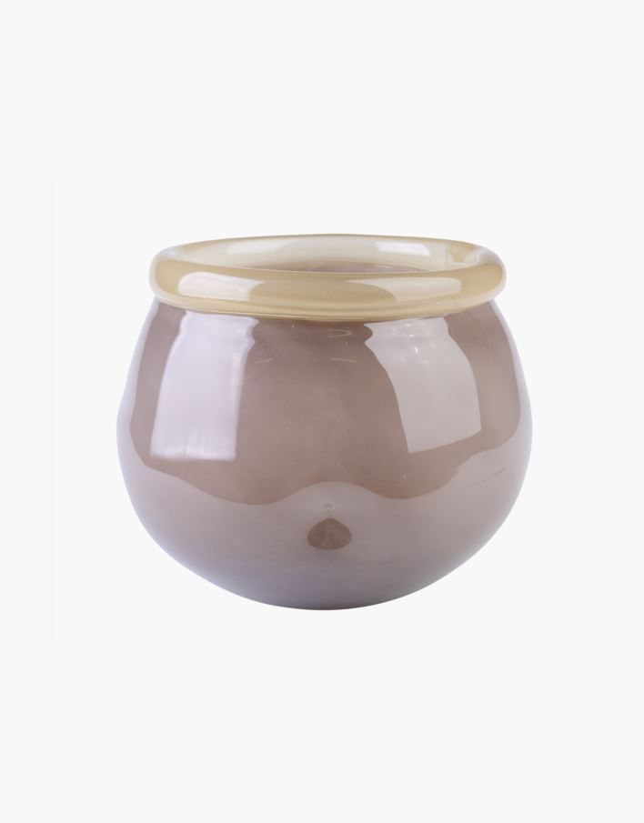 Vas brun - 16,8x16,8x14 cm brun - 1