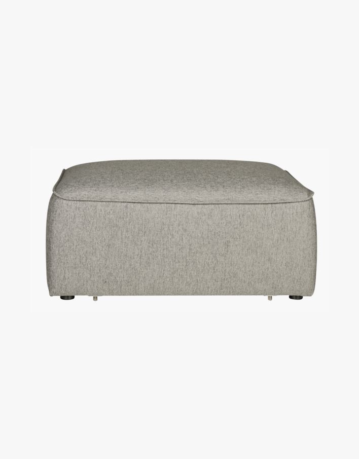 Sofamodul pouf liten grå - 93x64x44 cm grå - 1