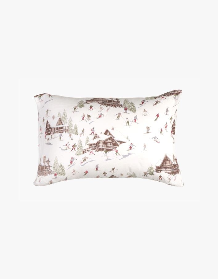 Örngott i flanell multi/röd - 50x60 cm multi/röd - 1