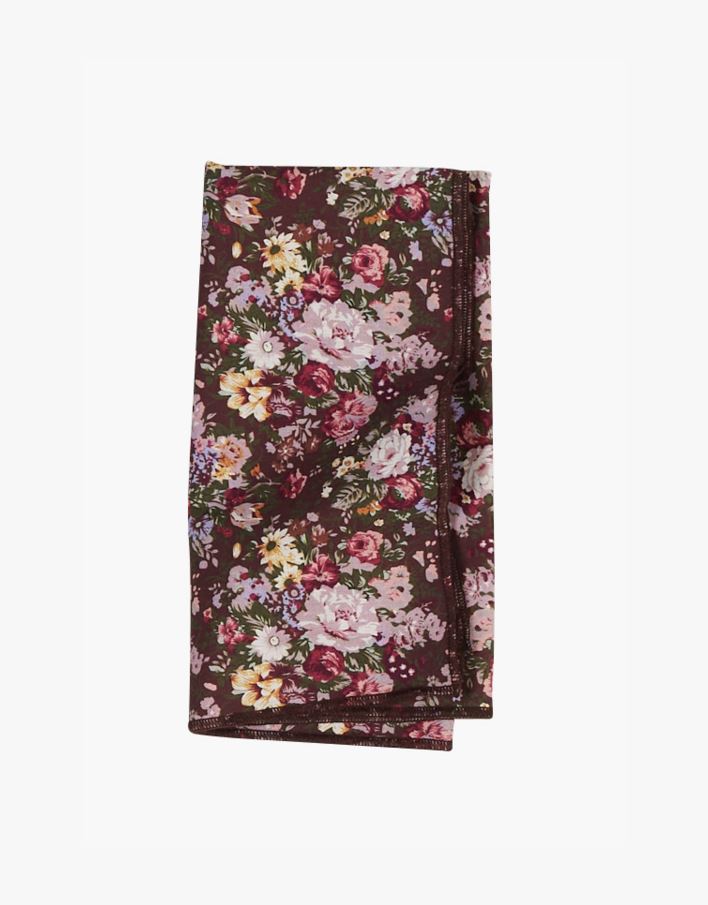 Tygservett brun - 45x45 cm brun - 1