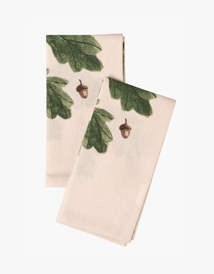 2-pack tygservetter natur - 45x45 cm natur - 1