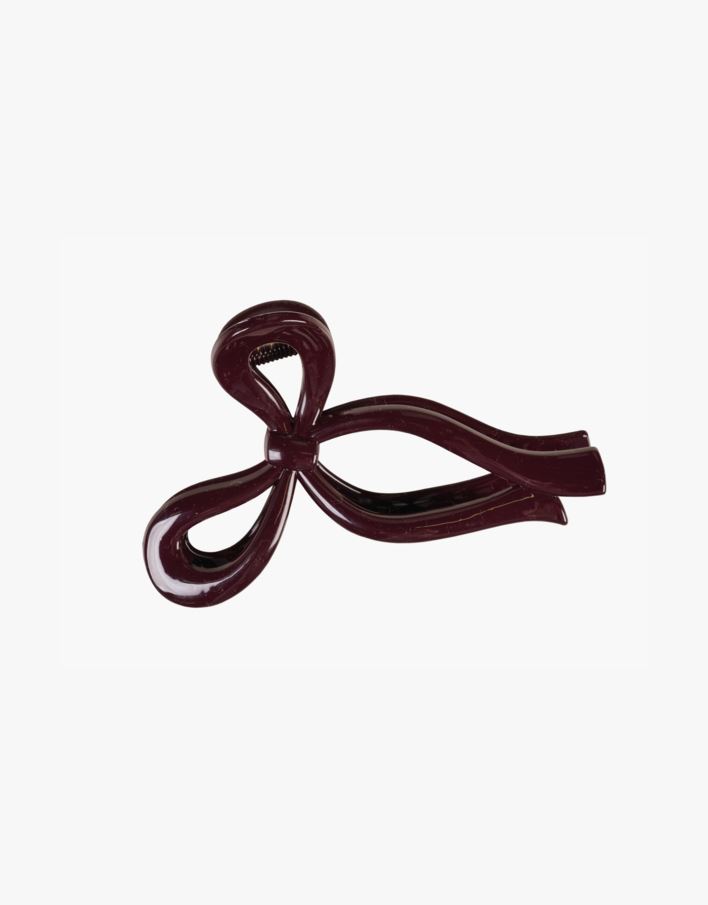 Hårklämma burgundy - 11x7x3,5 cm burgundy - 1