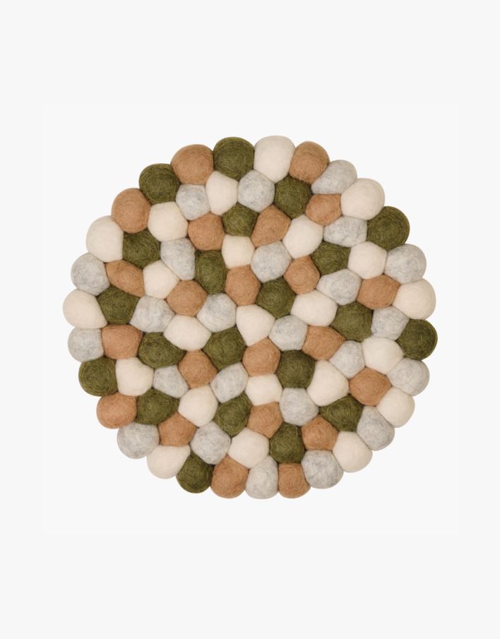 Grytunderlägg grön - ø22 cm grön - 1