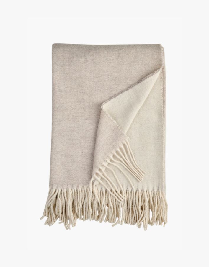 Pläd beige - 130x170 cm beige - 1