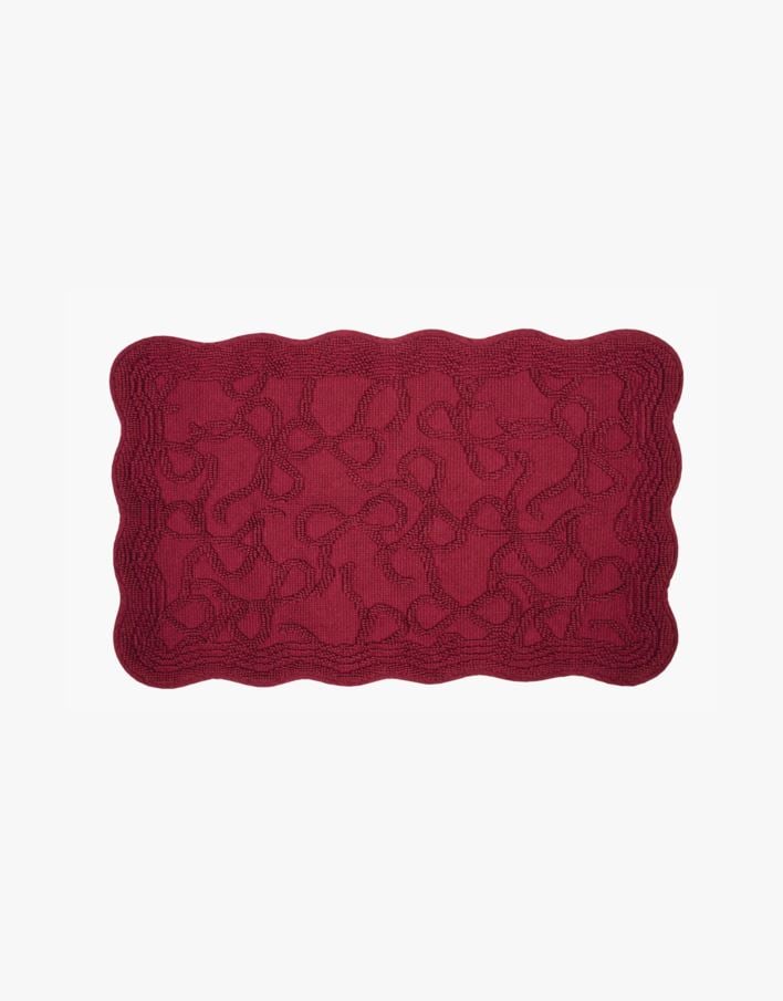 Badrumsmatta röd - 55x88 cm röd - 1