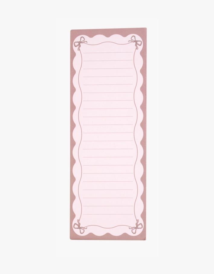 Anteckningsblock rosa - 7,5x21x0,8 cm rosa - 1