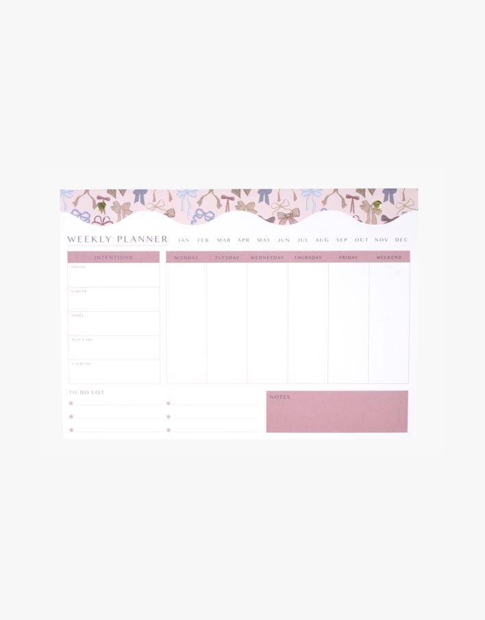 Veckoplanerare multi/blå - 21x30 cm multi/blå - 1