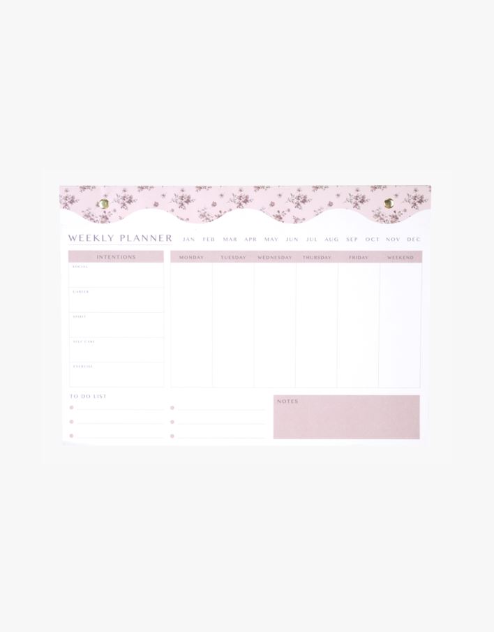 Veckoplanerare multi/beige - 21x30 cm multi/beige - 1