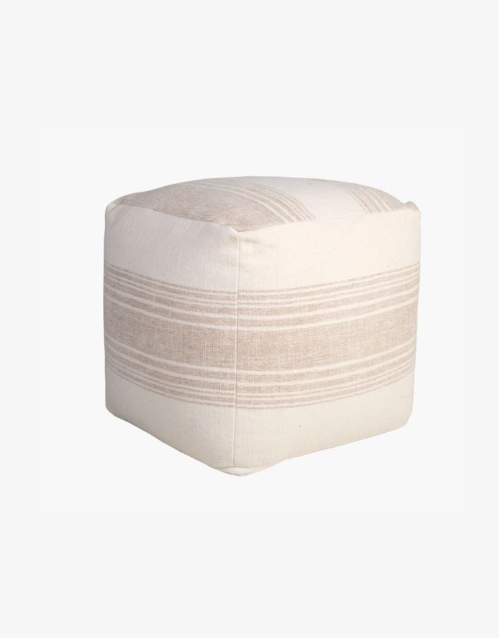 Puff silver - 40x40x40 cm silver - 1