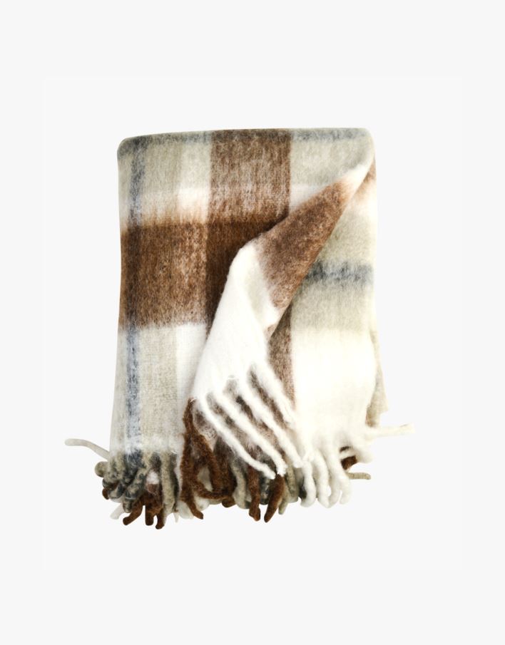 Pläd multi/brun - 130x170 cm multi/brun - 1