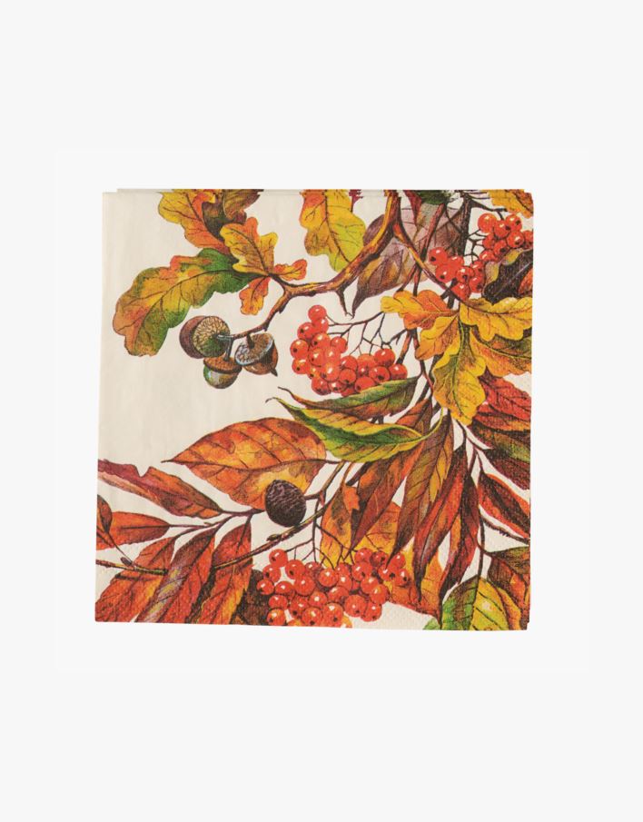 Cocktailservett multi/orange - 25x25 cm multi/orange - 1