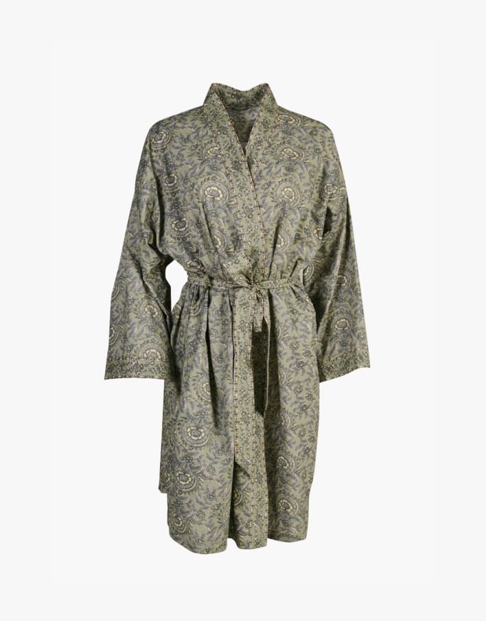 Kimono olivgrön - one size olivgrön - 1