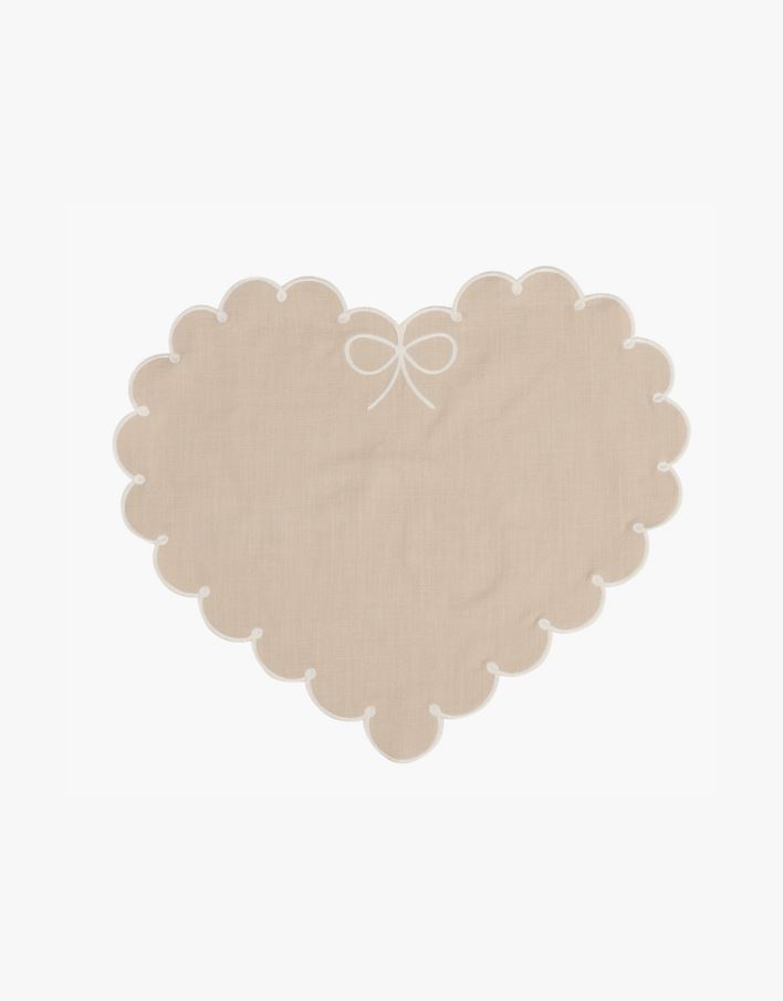 Tygservett beige - 35x45 cm beige - 1