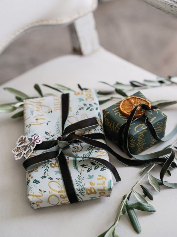 Presentsnöre grön - 1,6cm x 3 m grön - 1