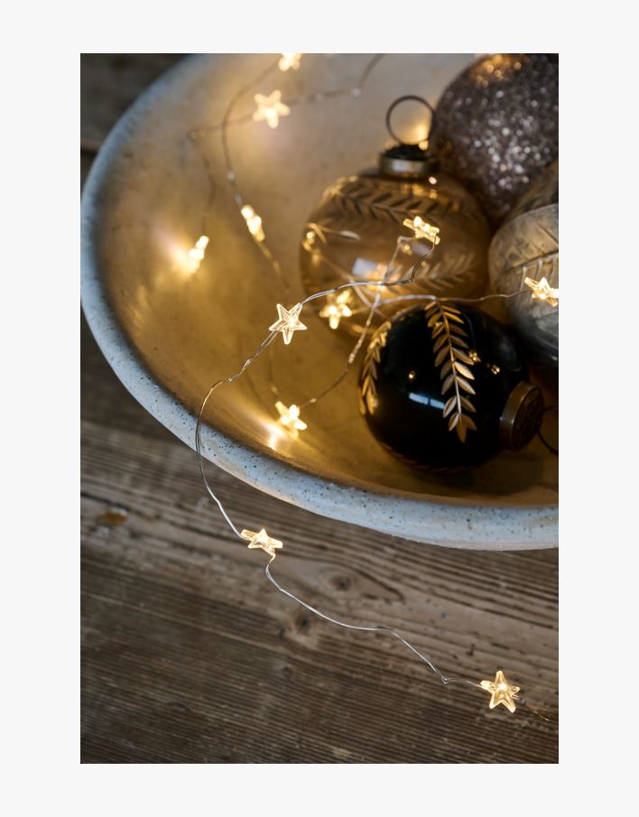 Led-ljusslinga silver - 190 cm silver - 1