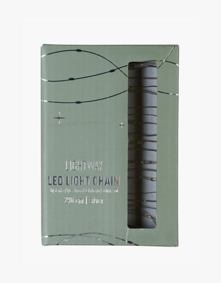 Led-ljusslinga silver - 290 cm silver - 1
