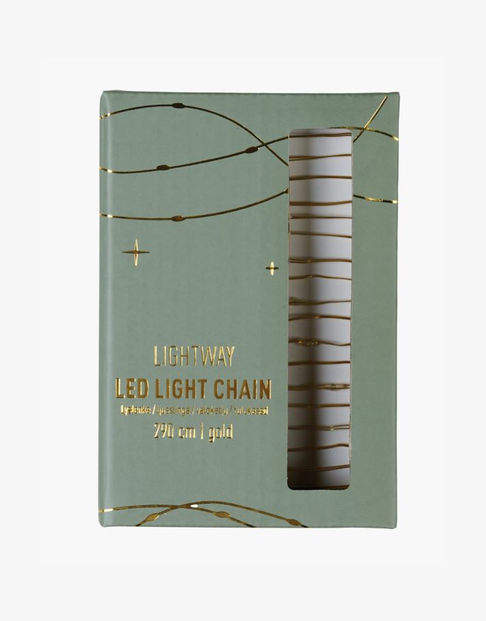 Led-ljusslinga guld - 290 cm guld - 1