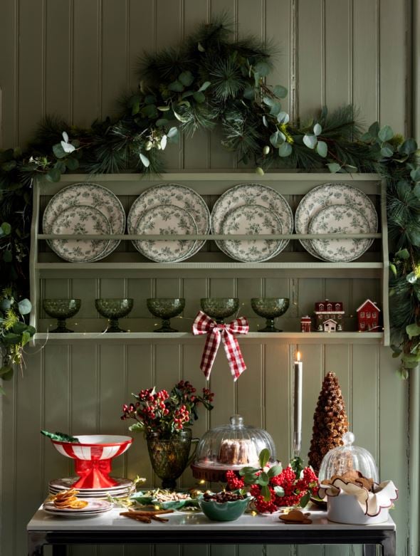 Fotad skål röd - ø26 h15 cm röd - 1