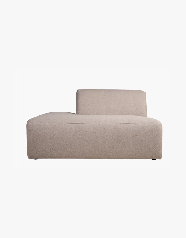 Modulsoffa divan vänster beige - 134x93x73 cm beige - 1