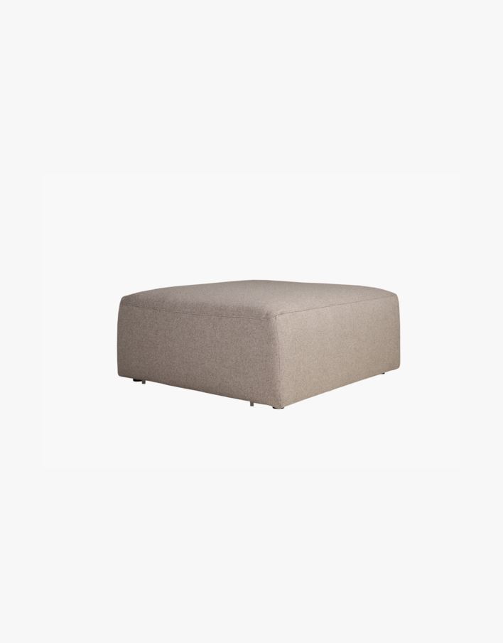 Modulsoffa puff beige - 93x93x44 cm beige - 1