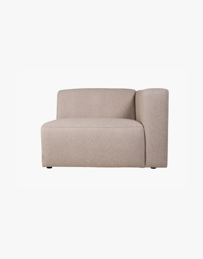 Modulsoffa 1,5 sits m/armstöd höger beige - 110x93x73 cm beige - 1