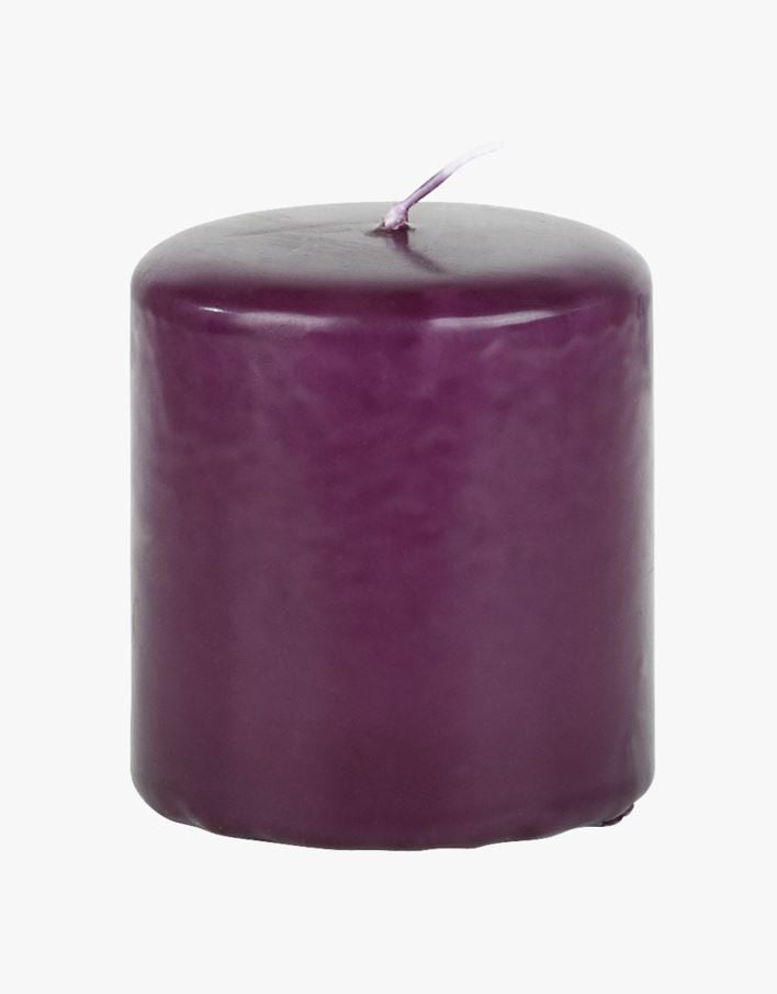 Blockljus aubergine - 8,8x10 cm aubergine - 1
