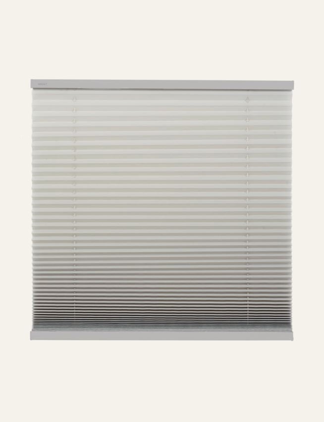 Ljusfiltrerande plisségardin grå - 2