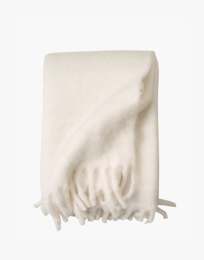 Pläd vit - 130x170 cm vit - 1