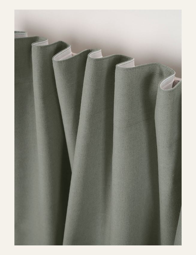 Mörkläggningsgardin ljusgrön - 4