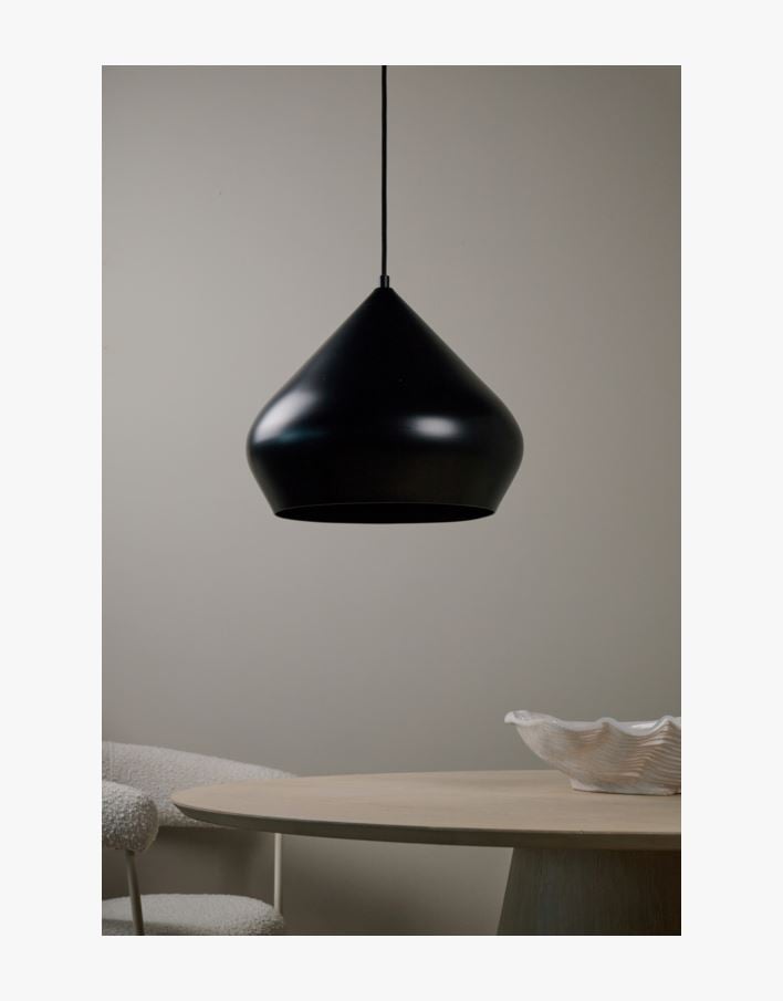 Taklampa svart - 29,5 cm ø34 svart - 1