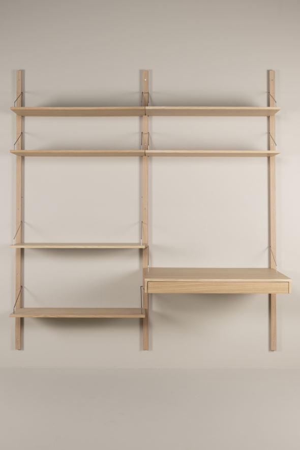 Hyllkombination 7 natur - 220x204 cm natur - 1