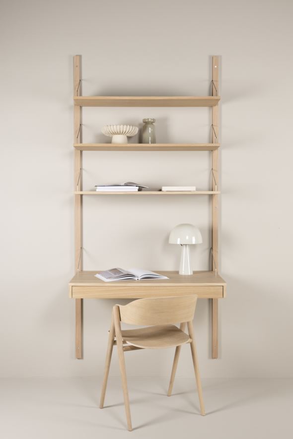 Hyllkombination 2 natur - 220x104 cm natur - 1