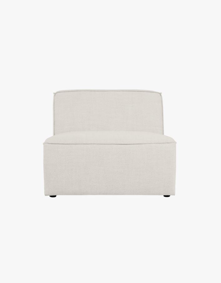 Modulsoffa 1,5 sits utan armstöd natur - 90x93x73 cm natur - 1