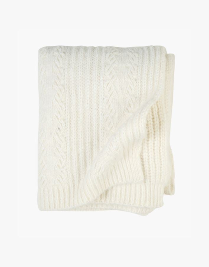 Pläd offwhite - 130x150 cm offwhite - 1