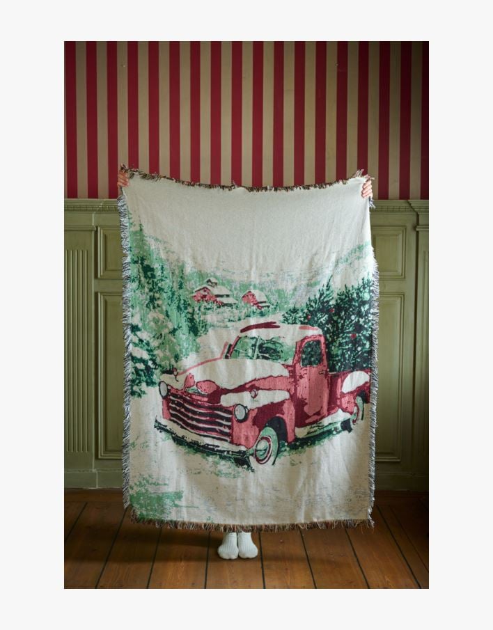 Pläd multi/beige - 130x170 cm multi/beige - 1