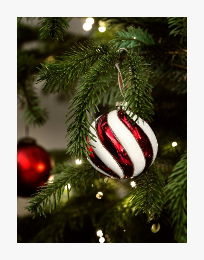 Julgranskula multi/röd - 10x10x10 cm multi/röd - 1