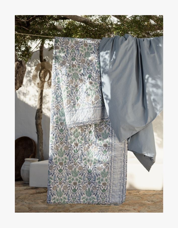 Överkast multi/blå - 150x240 cm multi/blå - 1