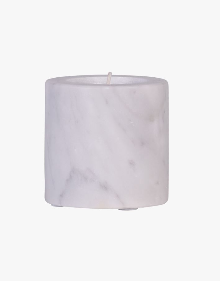 Värmeljushållare vit - 6,5x6,5x4 cm vit - 1