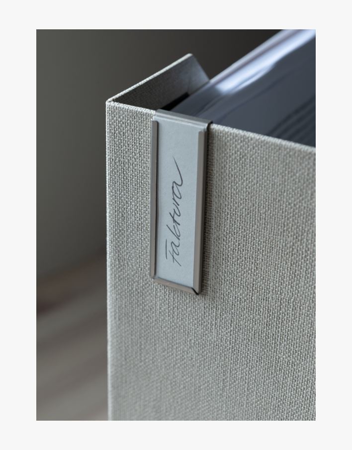 Label holder horizontal stål - 0,5x9,5x15 cm stål - 1