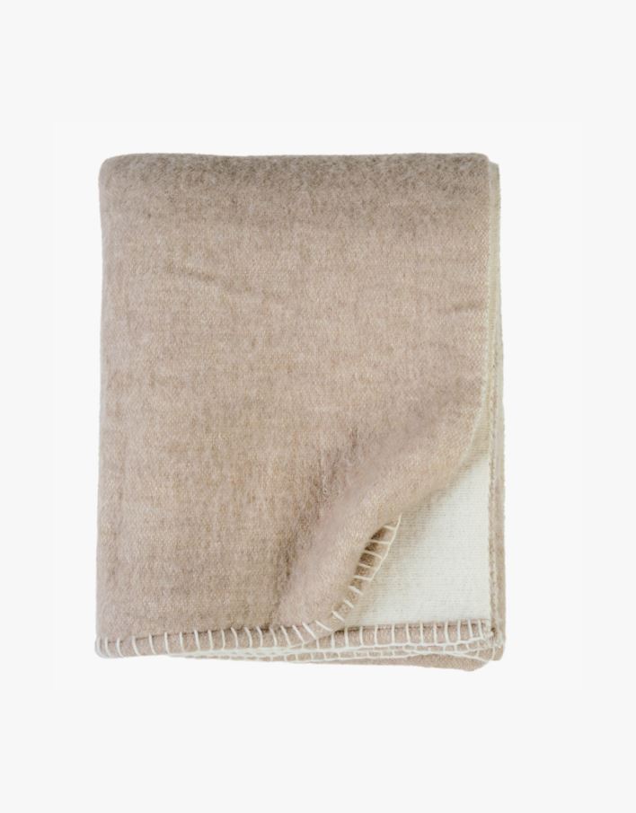 Pläd beige - 130x170 cm beige - 1