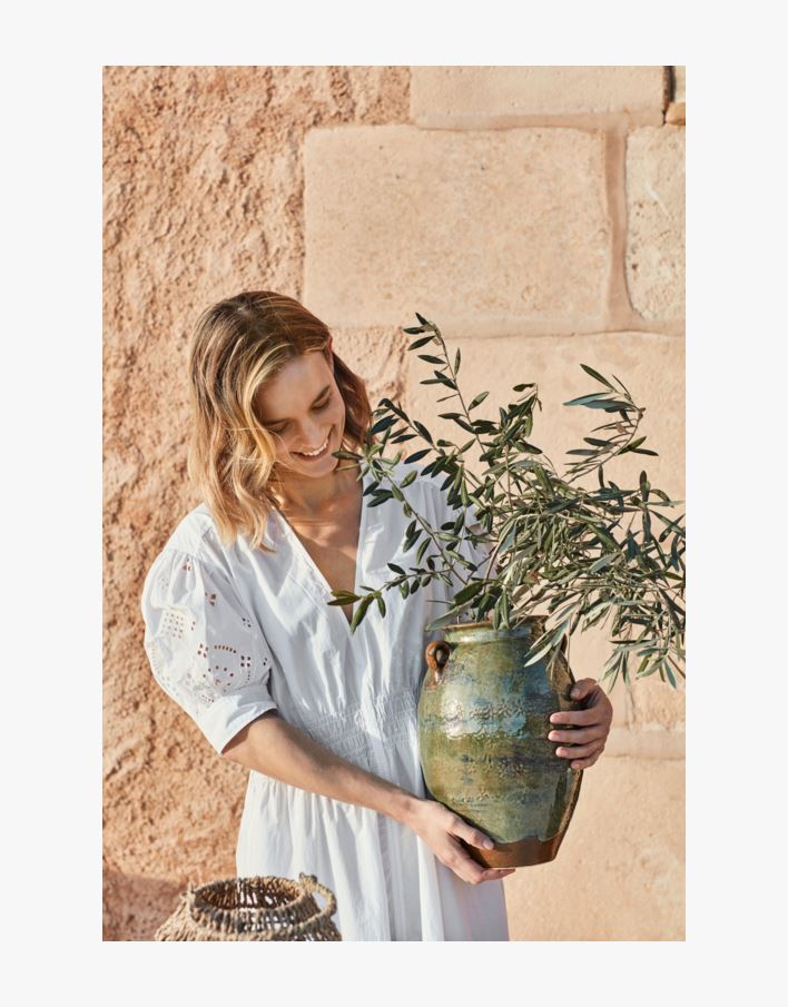 Kruka grön - 23x23x32,5 cm grön - 1