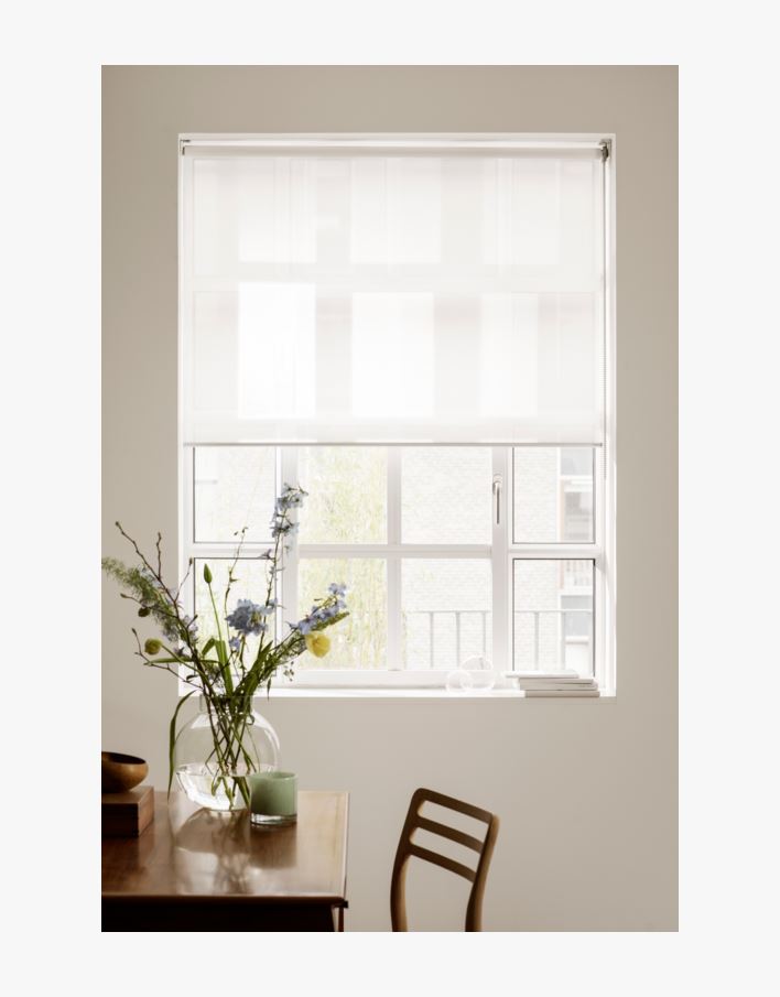 Transparent rullgardin offwhite - 160x185 cm offwhite - 1